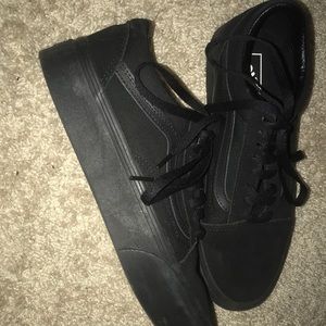 Black Vans Platforms
